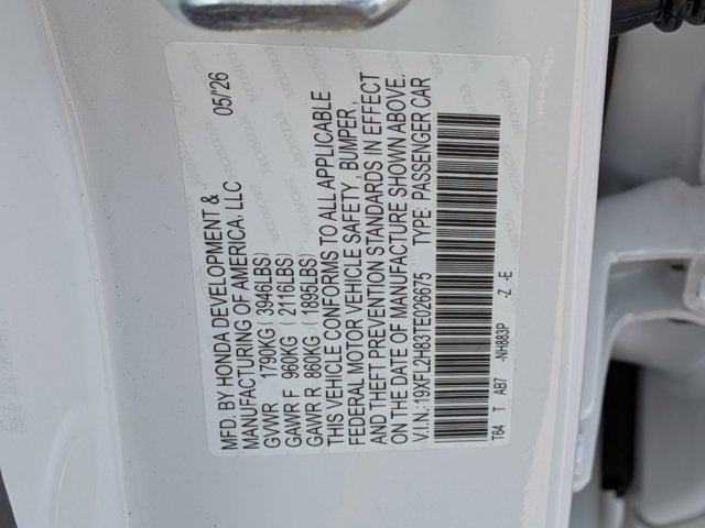 2026 Honda Civic Sport