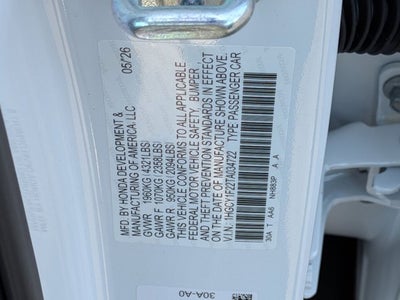 2026 Honda Accord LX