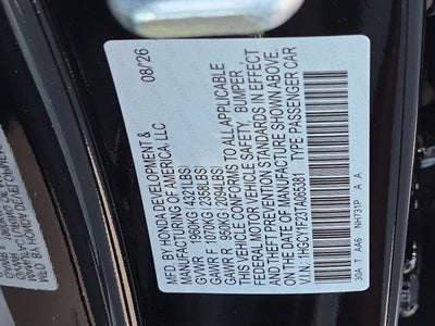 2026 Honda Accord LX