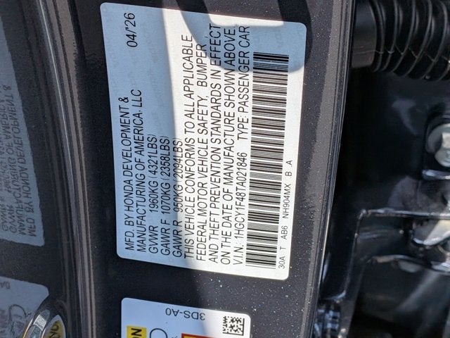 2026 Honda Accord SE