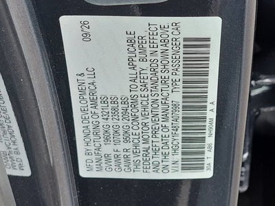 2026 Honda Accord SE