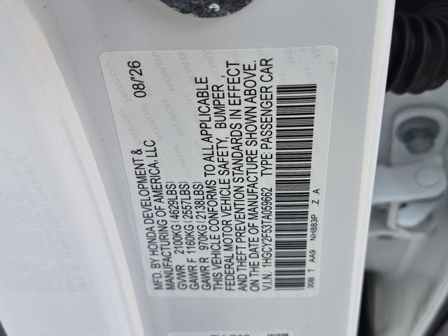 2026 Honda Accord Hybrid Sport