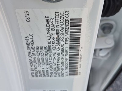 2026 Honda Accord Hybrid Sport