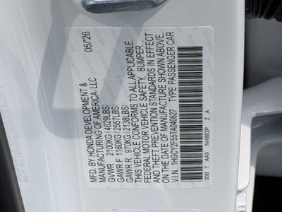 2026 Honda Accord Hybrid Sport