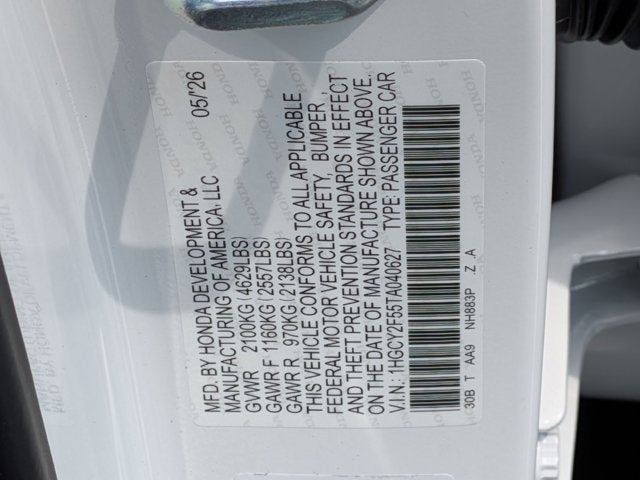 2026 Honda Accord Hybrid Sport