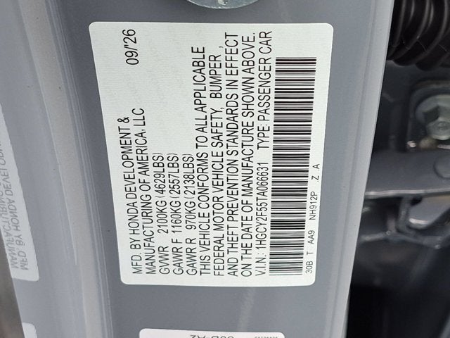 2026 Honda Accord Hybrid Sport