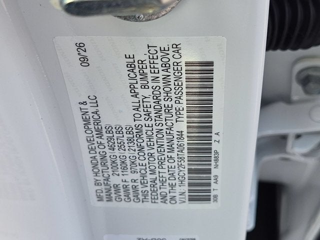 2026 Honda Accord Hybrid Sport