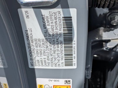 2026 Honda Accord Hybrid EX-L