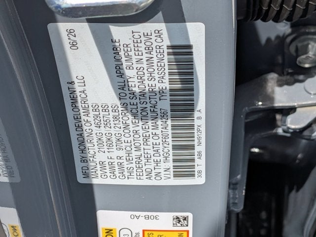 2026 Honda Accord Hybrid EX-L