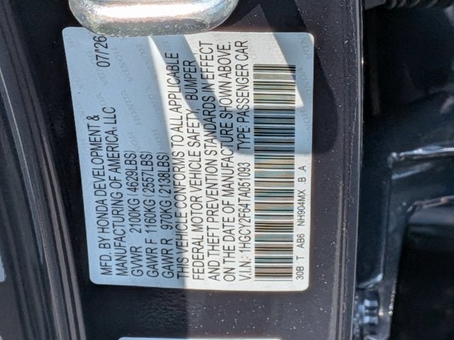 2026 Honda Accord Hybrid EX-L