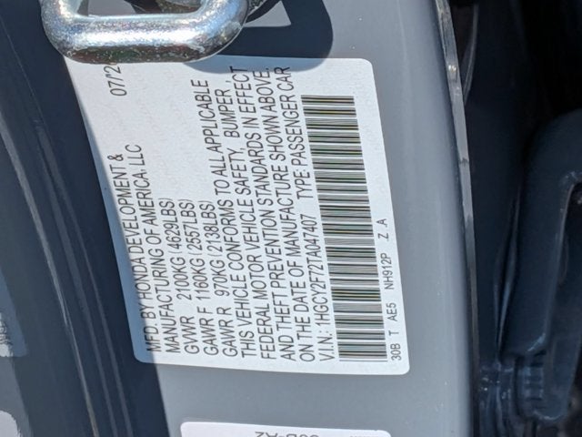 2026 Honda Accord Hybrid Sport-L