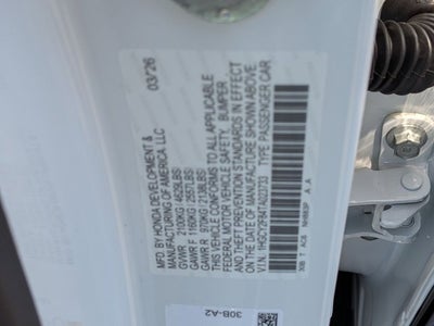2026 Honda Accord Hybrid Touring