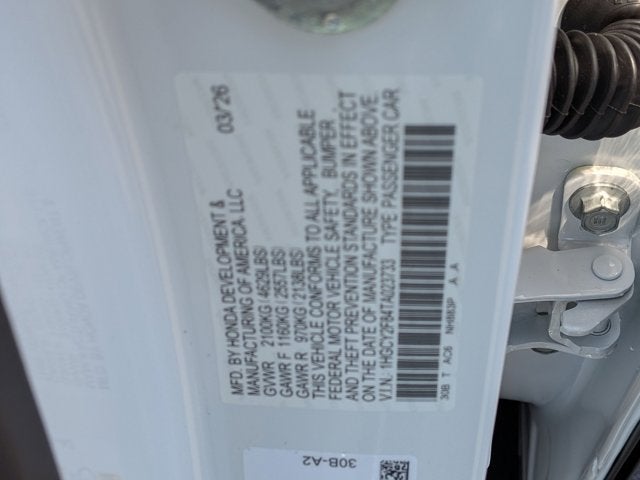 2026 Honda Accord Hybrid Touring