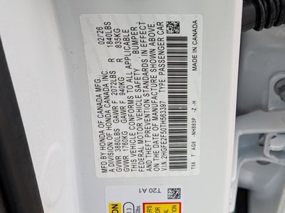 2026 Honda Civic Sport