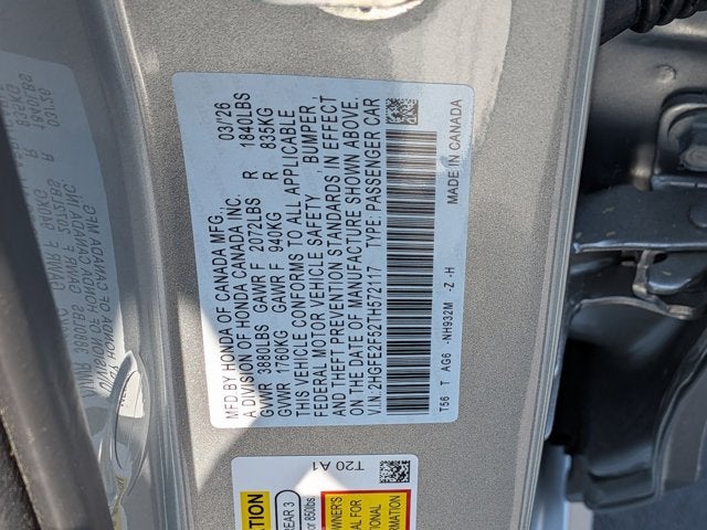 2026 Honda Civic Sport