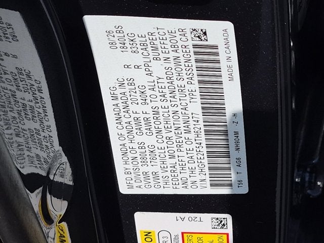 2026 Honda Civic Sport
