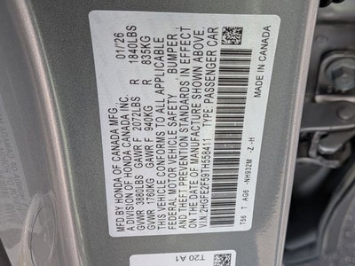 2026 Honda Civic Sport