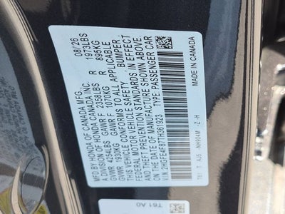 2026 Honda Civic Hybrid Sport Touring