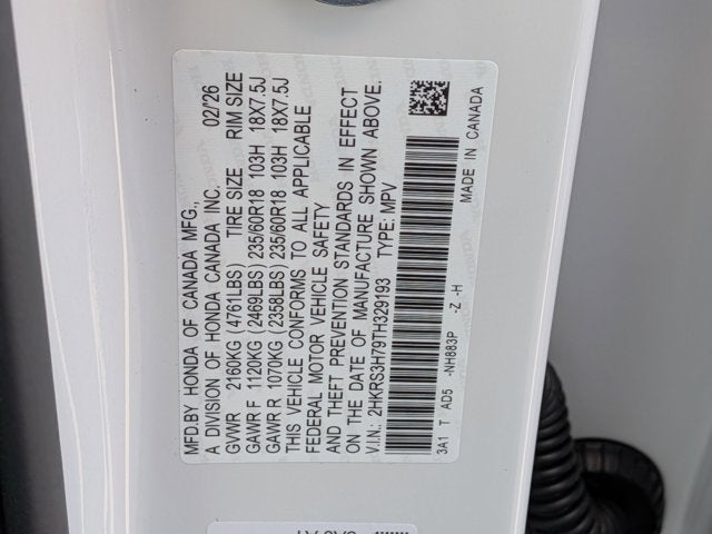 2026 Honda CR-V EX-L