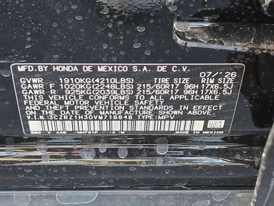 2027 Honda HR-V LX