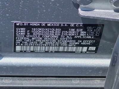 2027 Honda HR-V LX