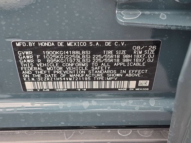 2027 Honda HR-V Sport