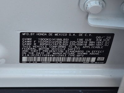 2027 Honda HR-V Sport