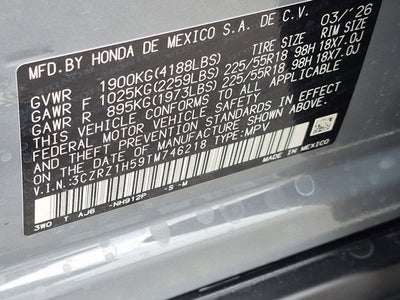 2026 Honda HR-V Sport