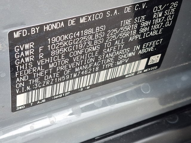 2026 Honda HR-V Sport