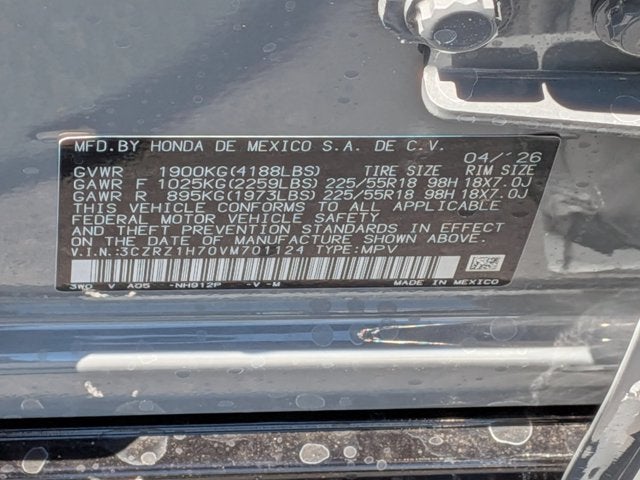 2027 Honda HR-V EX-L
