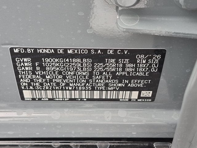 2027 Honda HR-V EX-L
