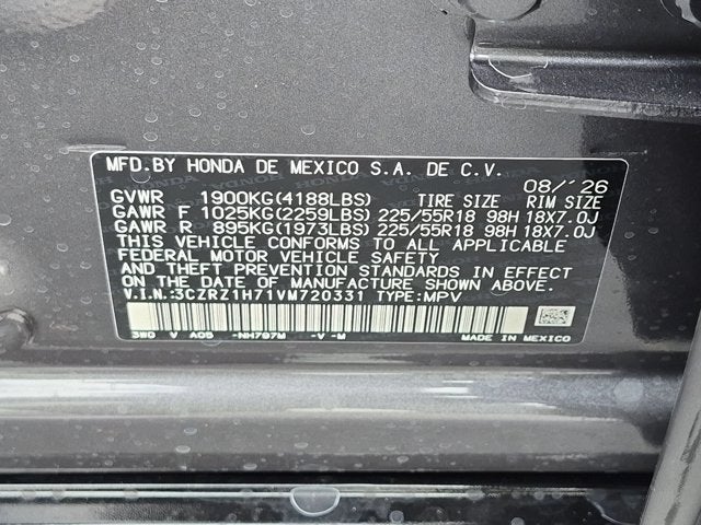 2027 Honda HR-V EX-L
