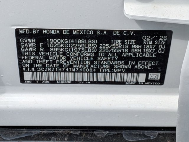2026 Honda HR-V EX-L