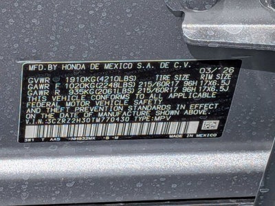 2026 Honda HR-V LX