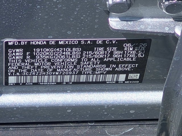 2027 Honda HR-V LX