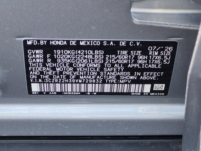 2027 Honda HR-V LX
