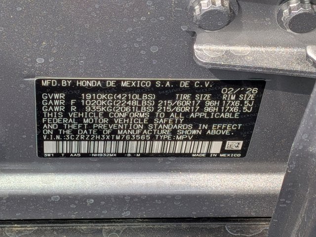 2026 Honda HR-V LX