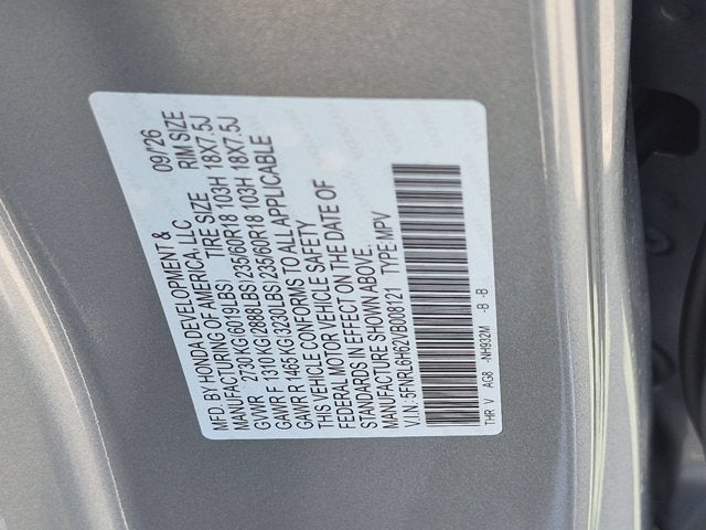 2027 Honda Odyssey EX-L