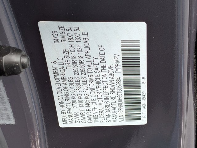 2026 Honda Odyssey EX-L