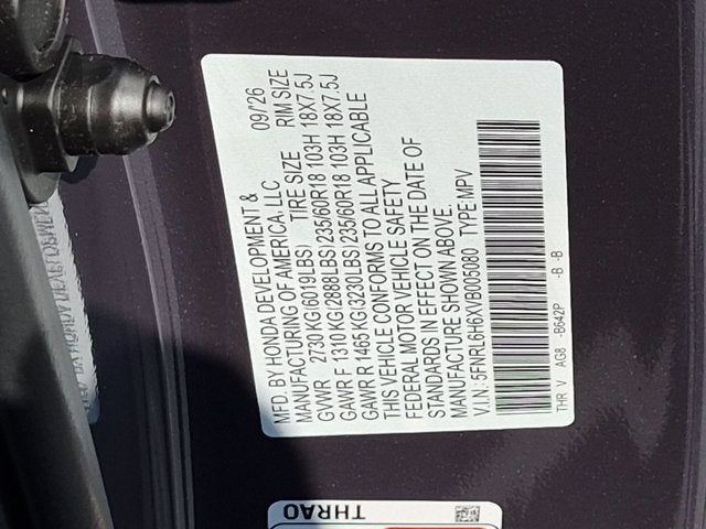 2027 Honda Odyssey EX-L