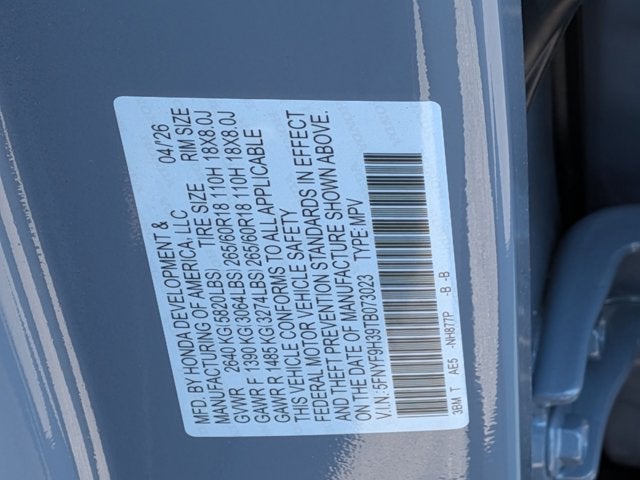 2026 Honda Passport RTL
