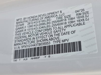 2026 Honda Pilot EX-L