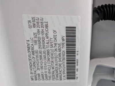 2026 Honda Pilot Touring