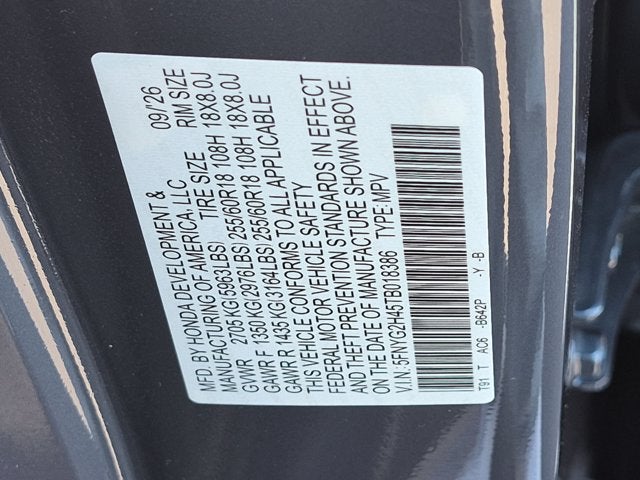 2026 Honda Pilot EX-L
