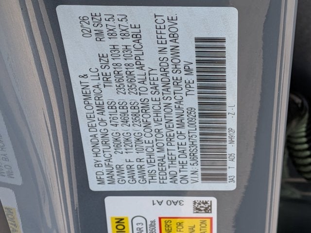 2026 Honda CR-V EX-L