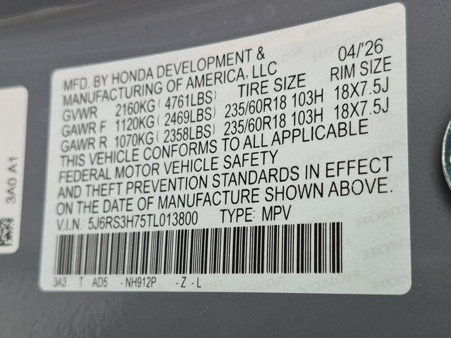 2026 Honda CR-V EX-L