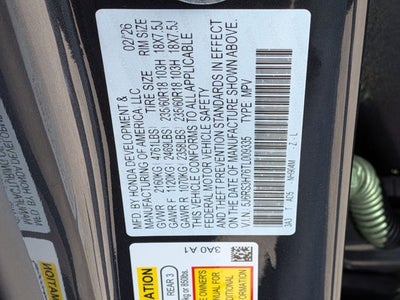 2026 Honda CR-V EX-L