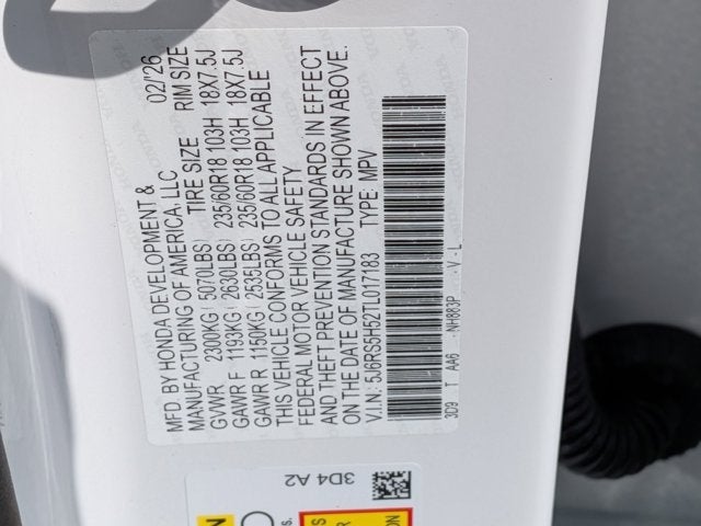 2026 Honda CR-V Hybrid Sport