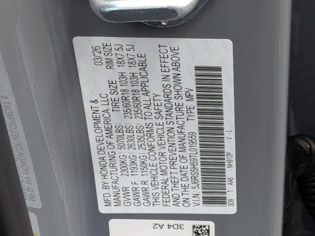 2026 Honda CR-V Hybrid Sport