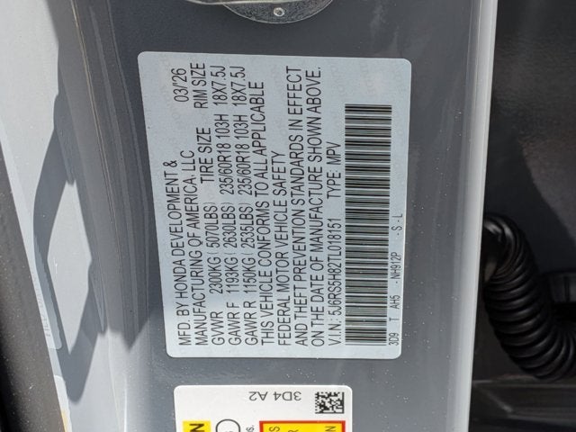 2026 Honda CR-V Hybrid Sport-L